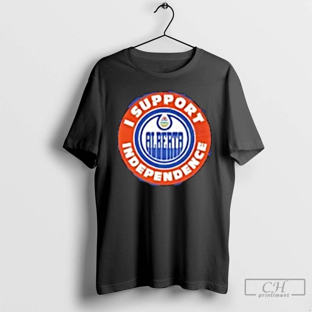 Premium Sovereign Hockey I Support Independence Alberta Logo