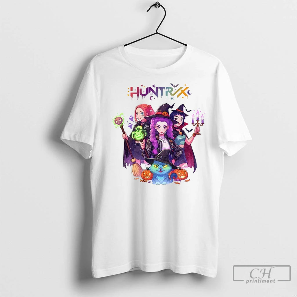 Premium Spooky Huntrix Kpop Demon Hunters Derpy Tiger Halloween