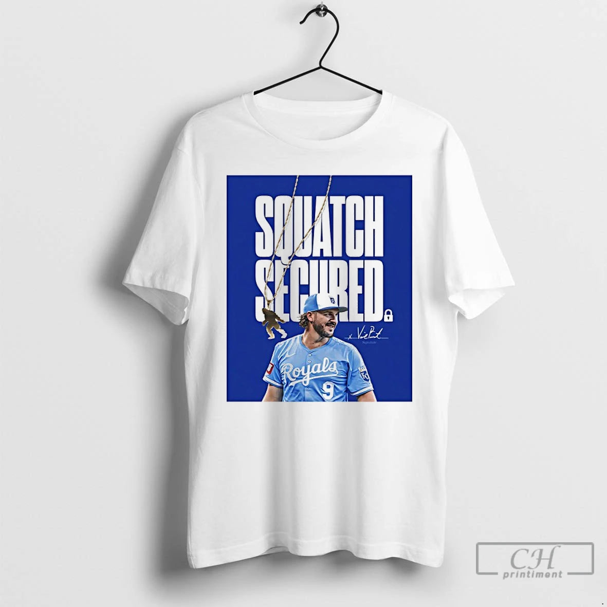 Premium Squatch Secured Vinnie Pasquantino Kansas City Royals