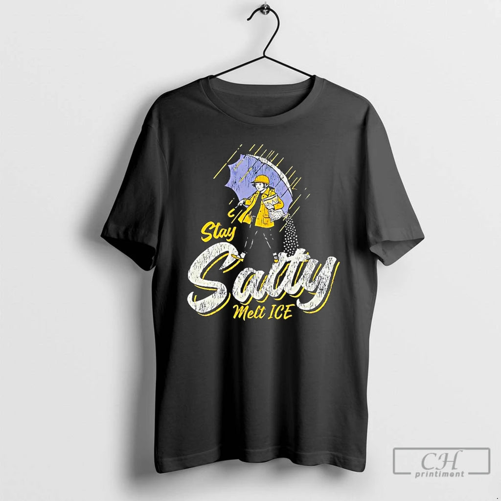 Premium Stay Salty Melt Ice Umbrella Rain Jacket Graphic