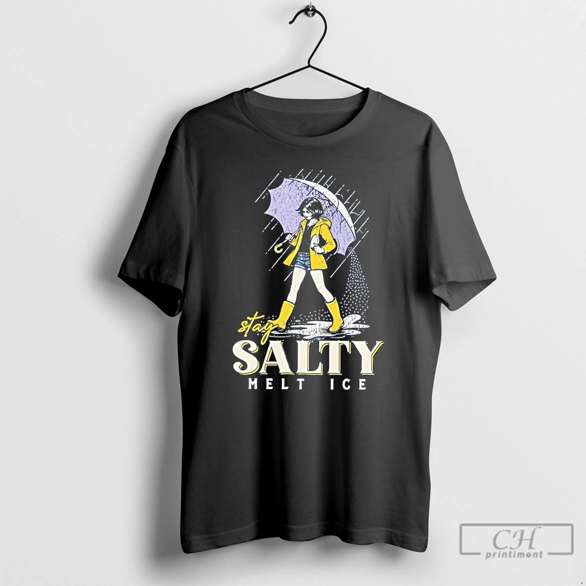 Premium Stay Salty Melt Ice No Ice Abolish Ice Political Vintage