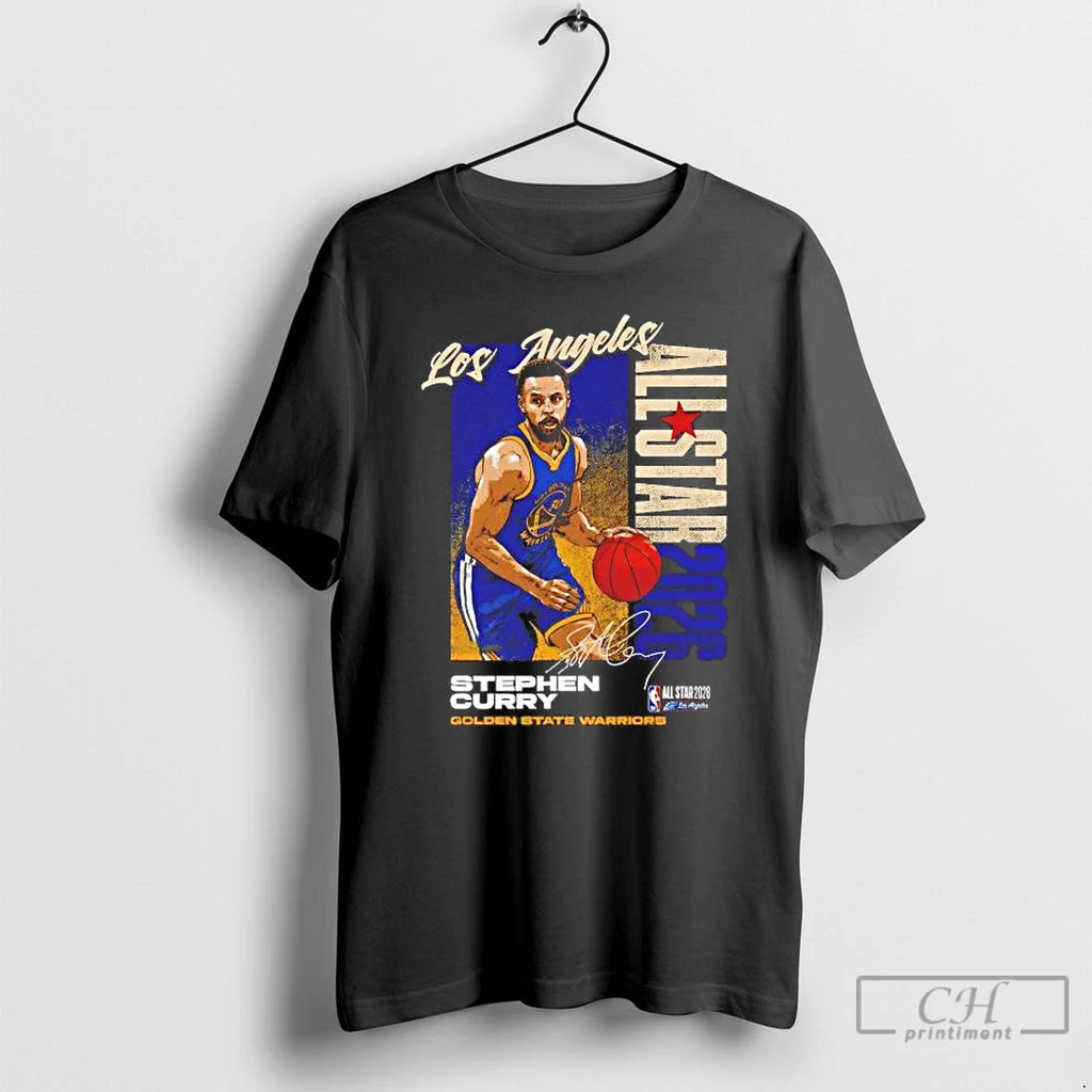 Premium Steph Curry 2026 Nba All Star Signature Golden State Warriors Tee T Shirts Sweater