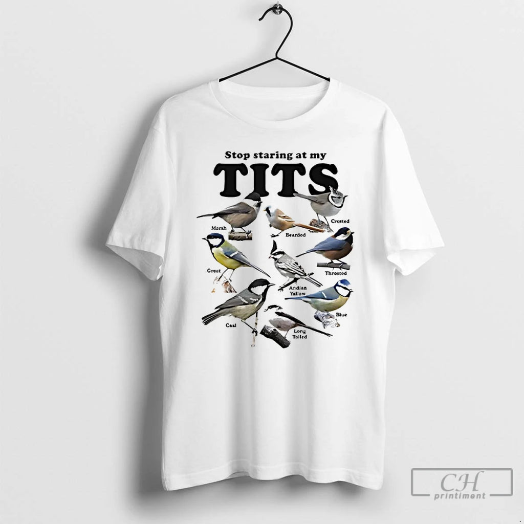 Premium Stop Staring At My Tits Bird