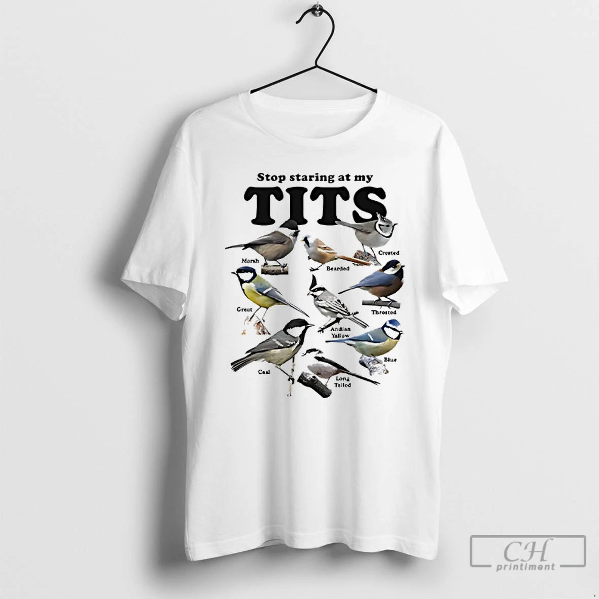 Premium Stop Staring At My Tits Bird