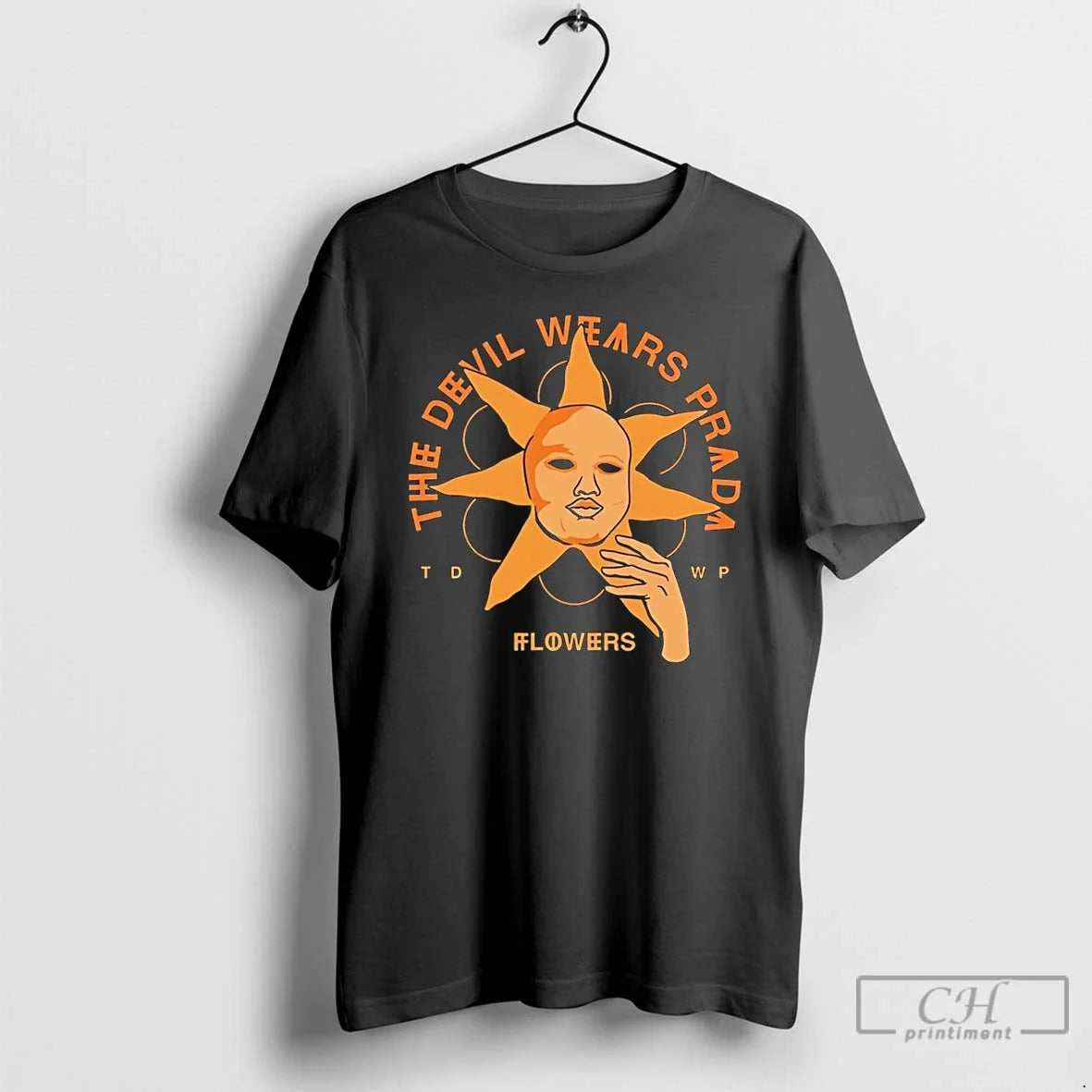 Premium Sunflower Face The Devil Wears Prada 2025 Drop T Shirts Unisex , , , Long Sleeve Tee