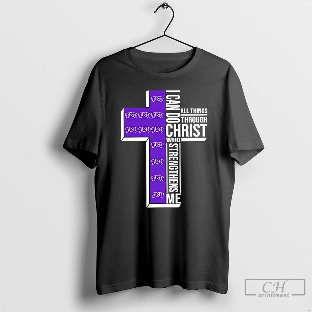 Premium Tcu Horned Frogs I Can Do All Things Through Christ