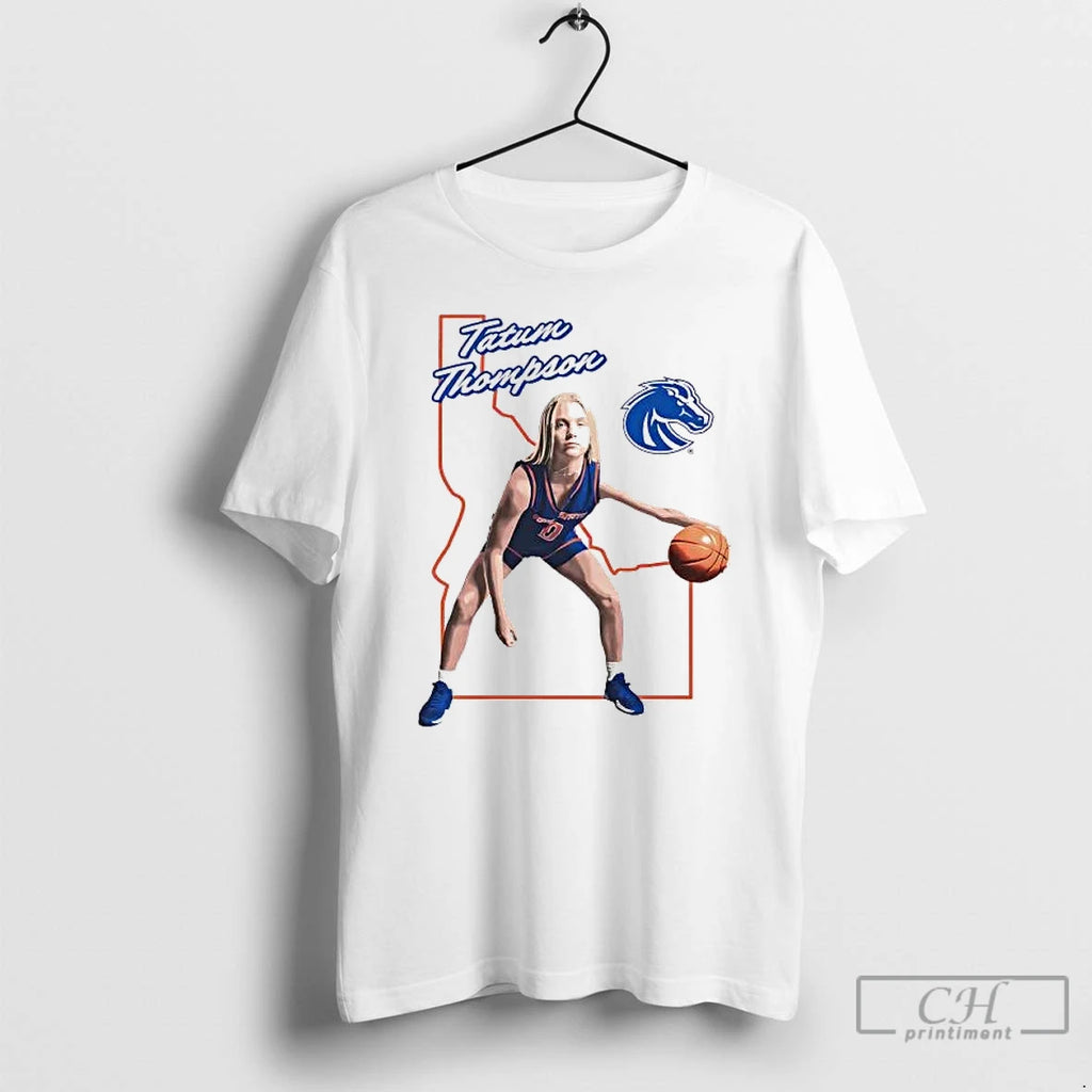 Premium Tatum Thompson Illustrated Hometown Boise State Basketball