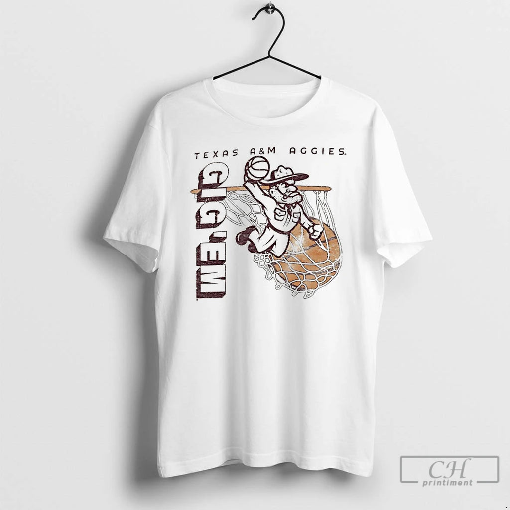 Premium Texas Am Aggies Gig Em Ol Sarge Basketball