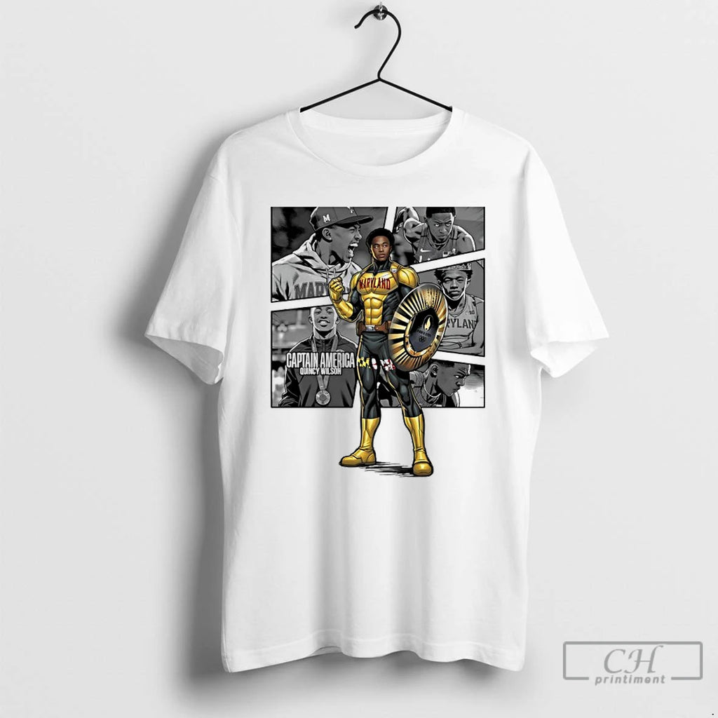 Premium The Avengers Captain America Quincy Wilson Track And Field Maryland