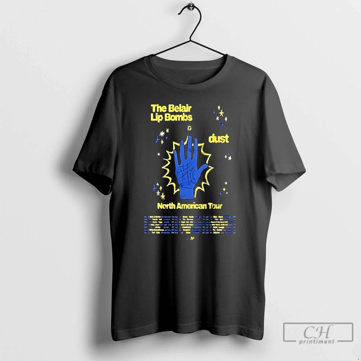 Premium The Belair Lip Bombs North American Tour 2026 T Shirts Unisex , , , Long Sleeve Tee