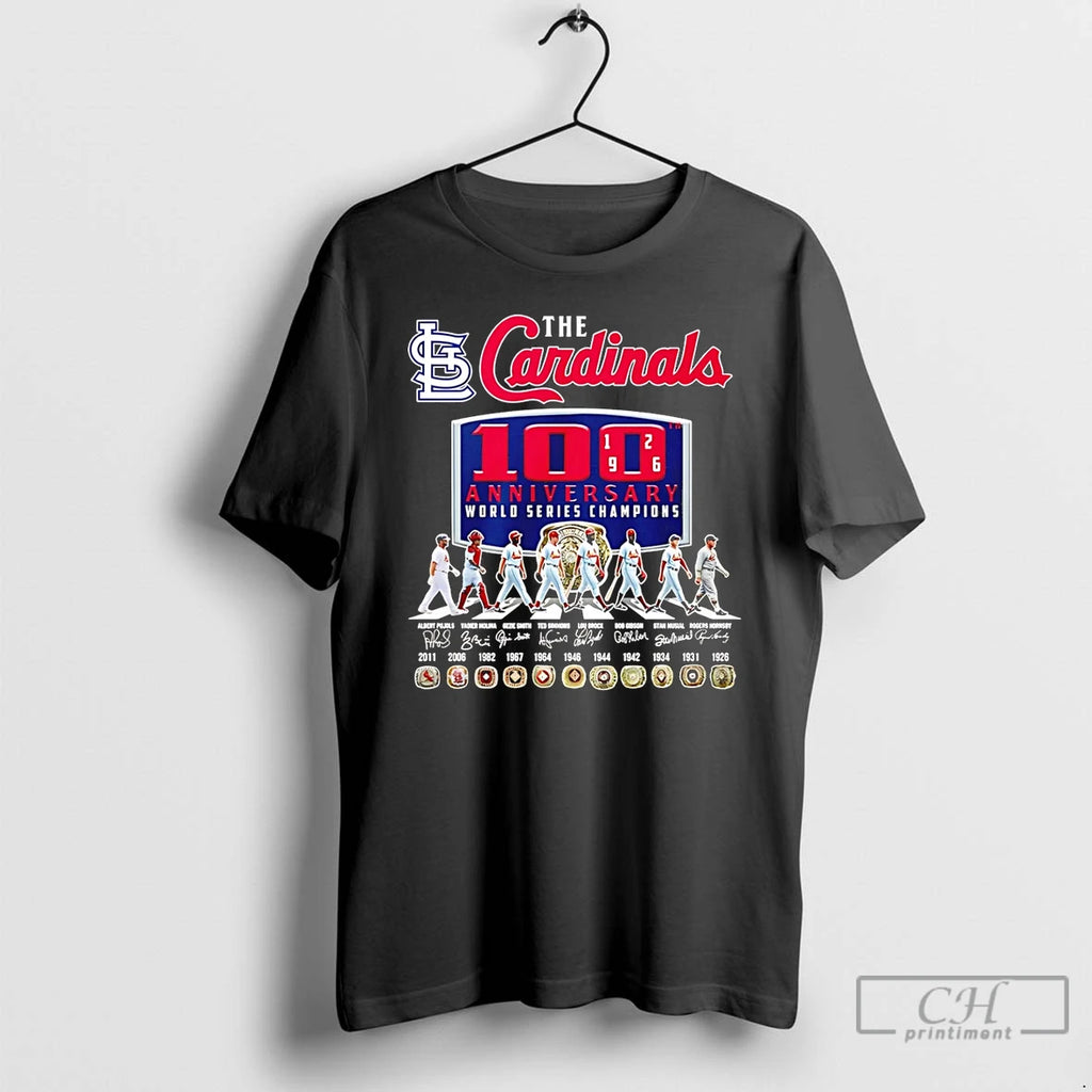 Premium The Cardinals 100th Anniversary World Series Champions Abbey Road