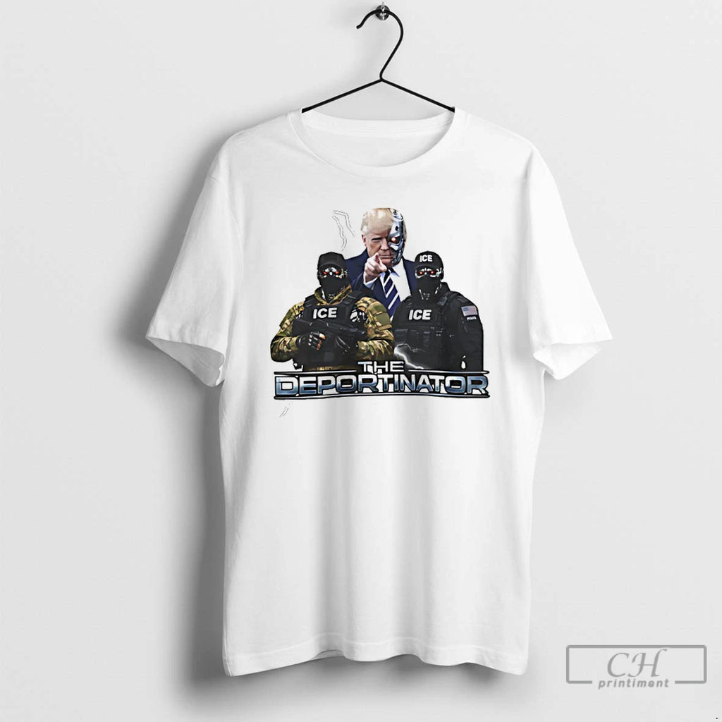 Premium The Deportinator Trump With Ice Police Meme