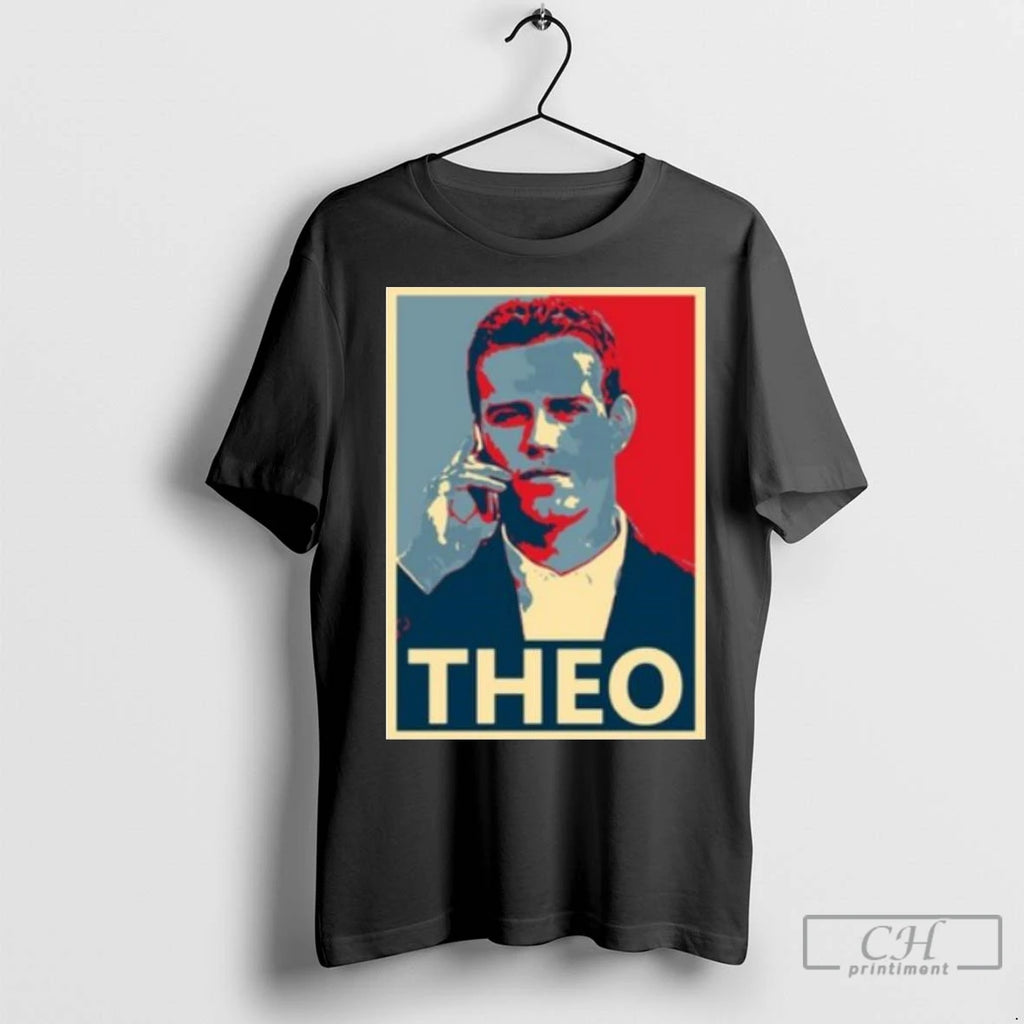 Premium Theo Epstein In Action Signed By Artist Print Long Sleve