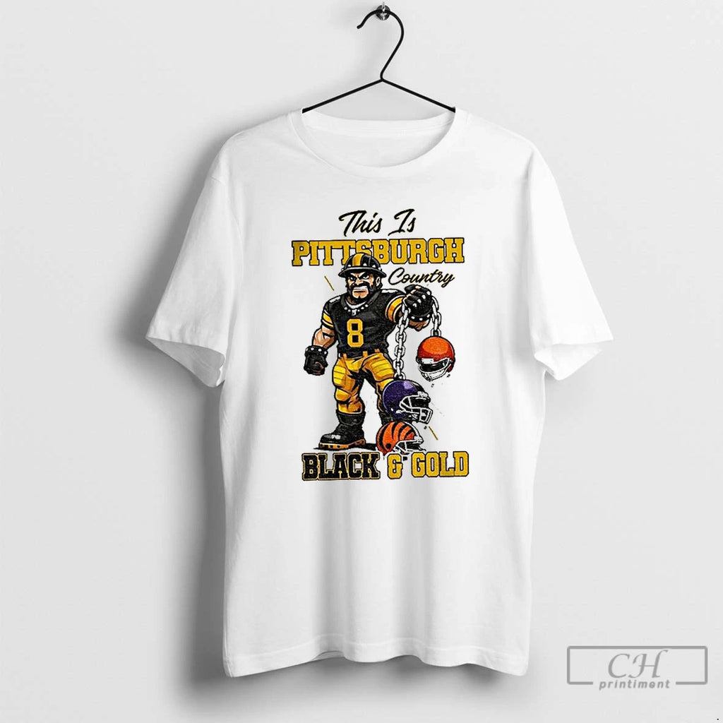 Premium This Is Pittsburgh Country Black And Gold Afc North Champs