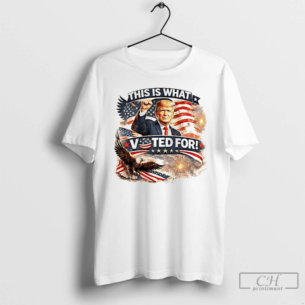 Premium This Is What I Voted For Trump Patriotic Flag