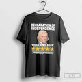 Premium Thomas Jefferson Declaration Of Independence T Shirts Unisex , , , Long Sleeve Tee