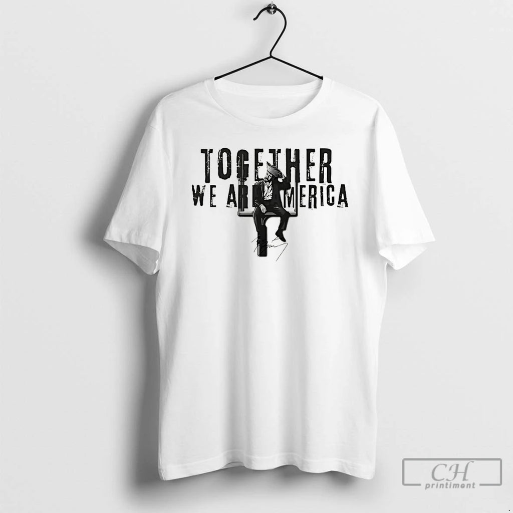 Premium Together We Are America Bad Bunny The Benito Bowl Show Signature Vintage T Shirts
