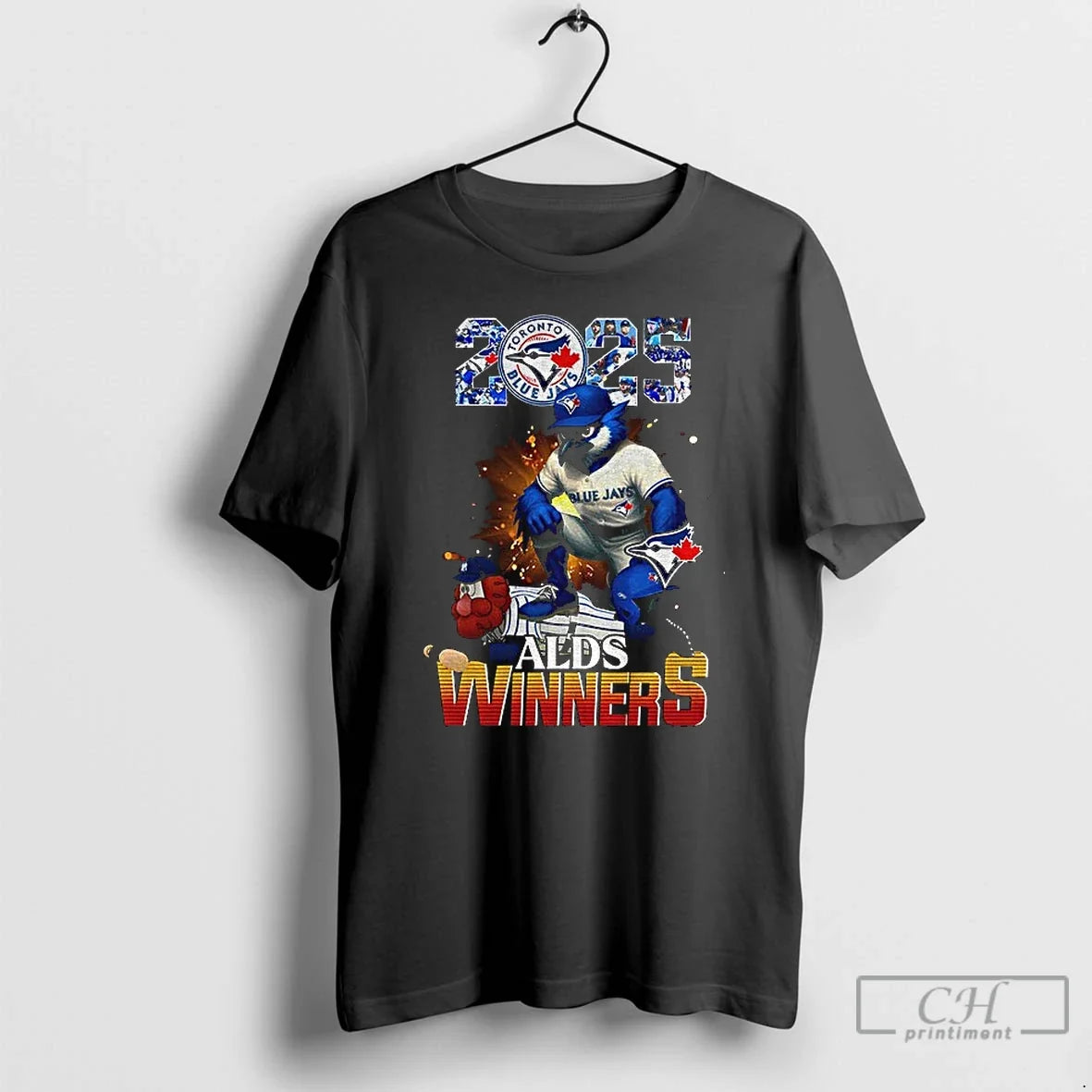 Premium Toronto Blue Jays Mascot 2025 Alds Winners Mlb Baseball T Shirts Unisex , , , Long Sleeve Tee