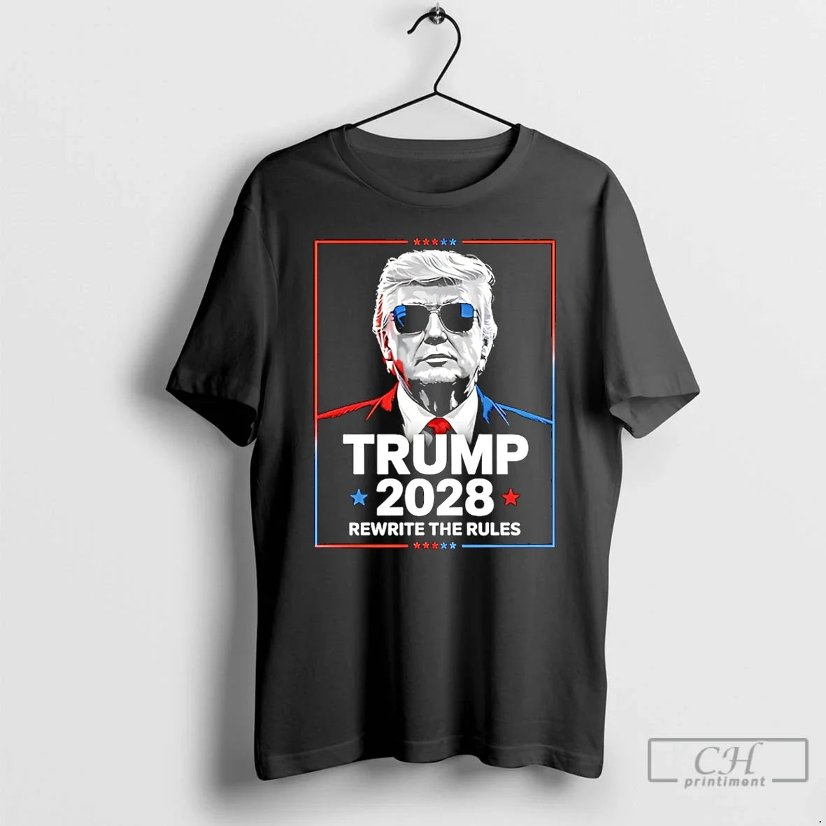 Premium Trump 2028 Rewrite The Rules T Shirts Unisex , , , Long Sleeve Tee