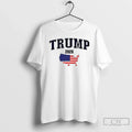 Premium Trump 2028 Us Map T Shirts Unisex , , , Long Sleeve Tee