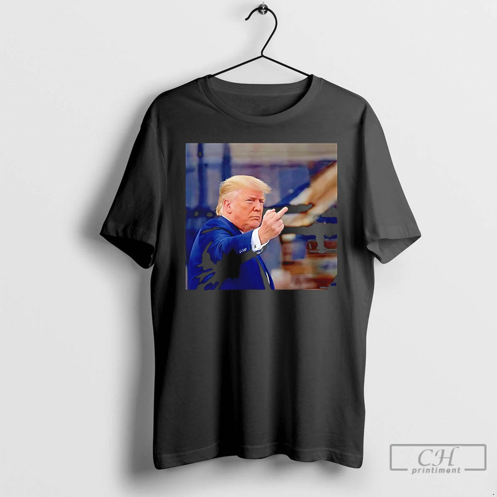 Premium Trump Giving Middle Finger At Ford Plant