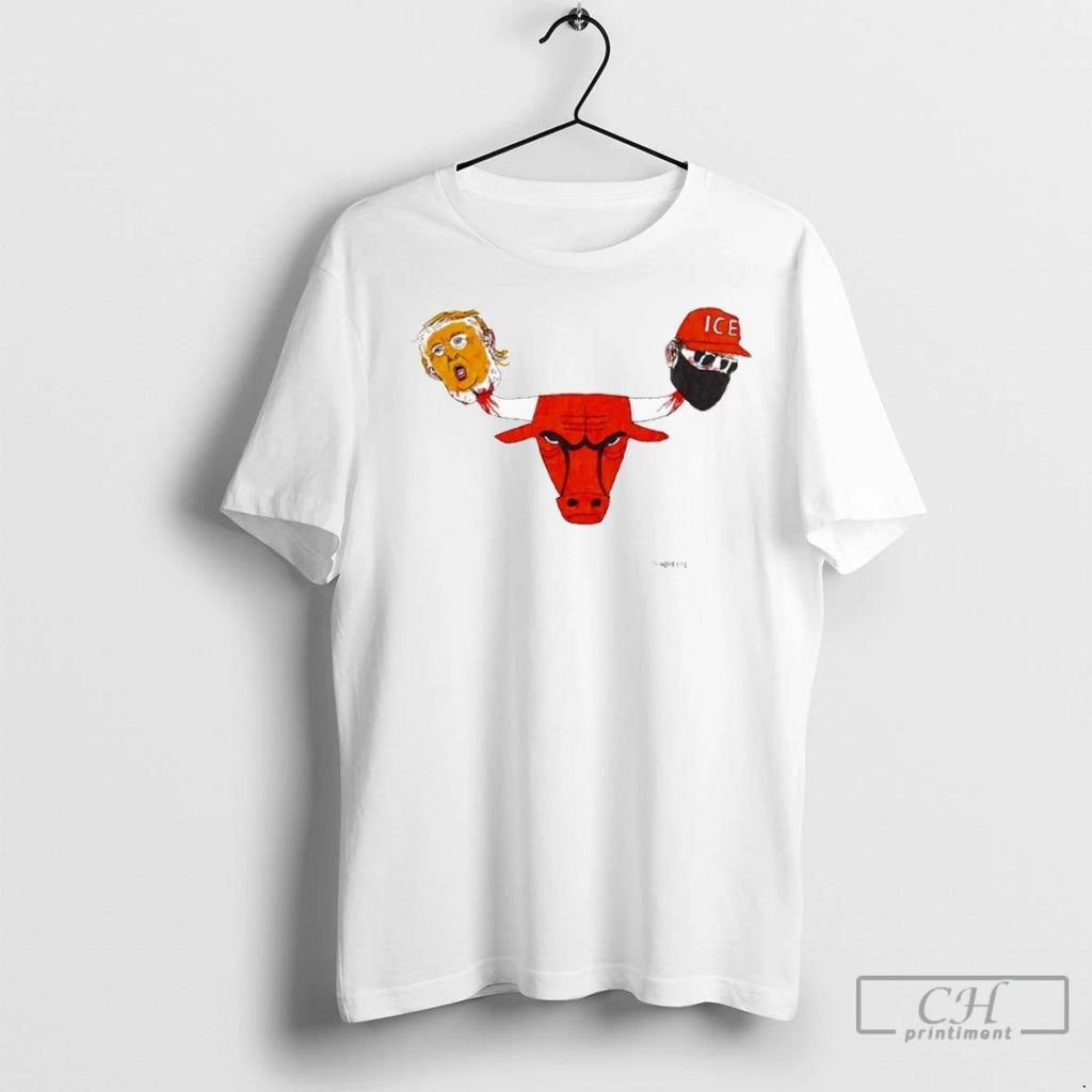 Premium Trump Ice Chicago Bulls Head