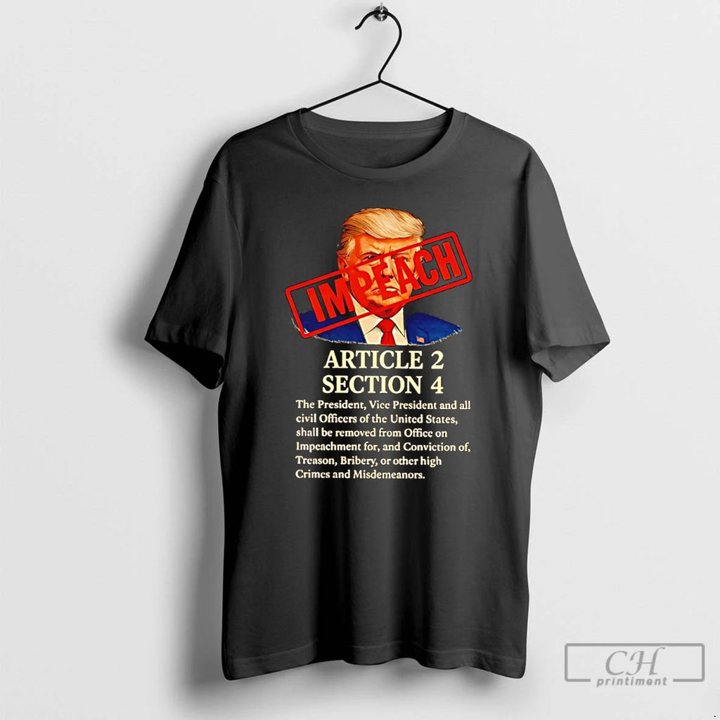 Premium Trump Impeach Article 2 Section 4