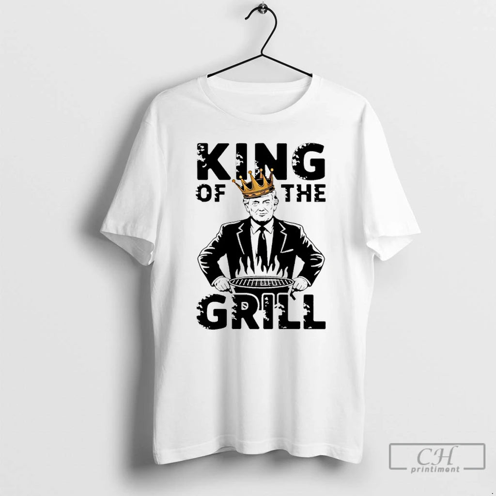 Premium Trump King Of The Grill Patriotic Graphic