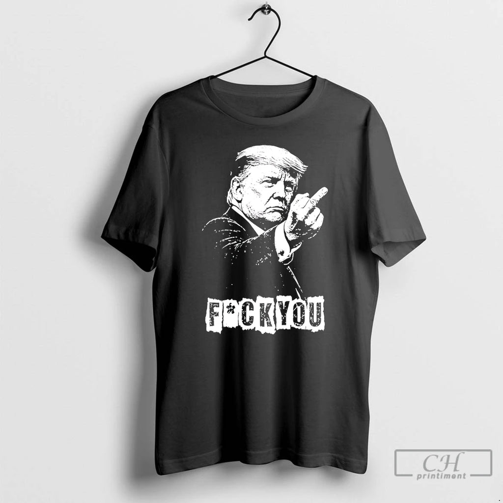 Premium Trump Middle Finger Trump Flipping The Bird