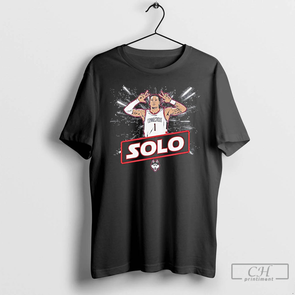 Premium Uconn Huskies Basketball Solo Ball Name Pose