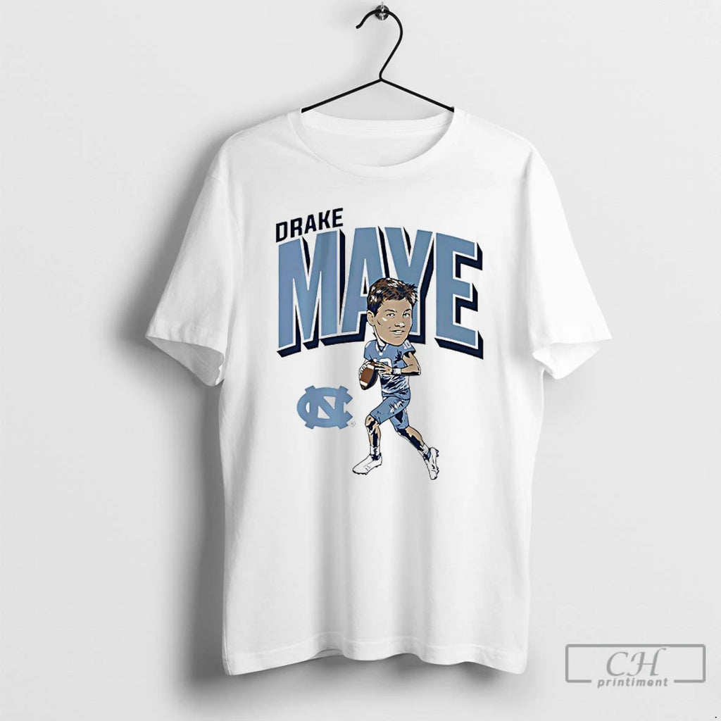 Premium Unc Football Drake Maye Pro Caricature