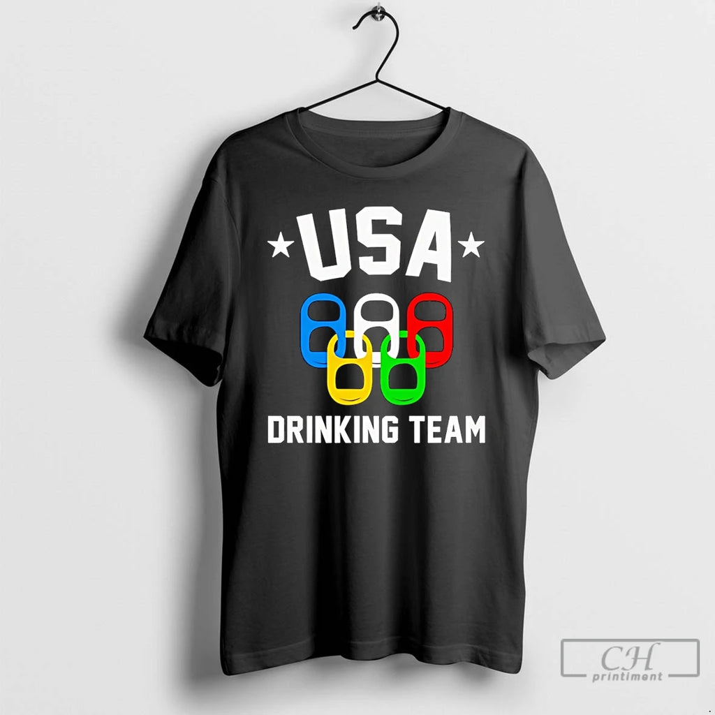 Premium Usa Drinking Team Graphic