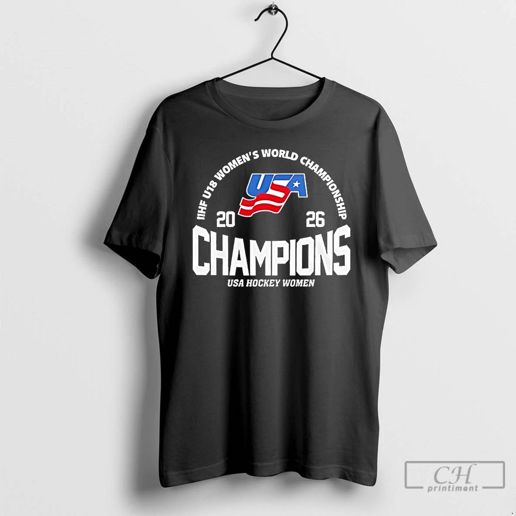 Premium Usa Hockey 2026 U18 Womens World Champions