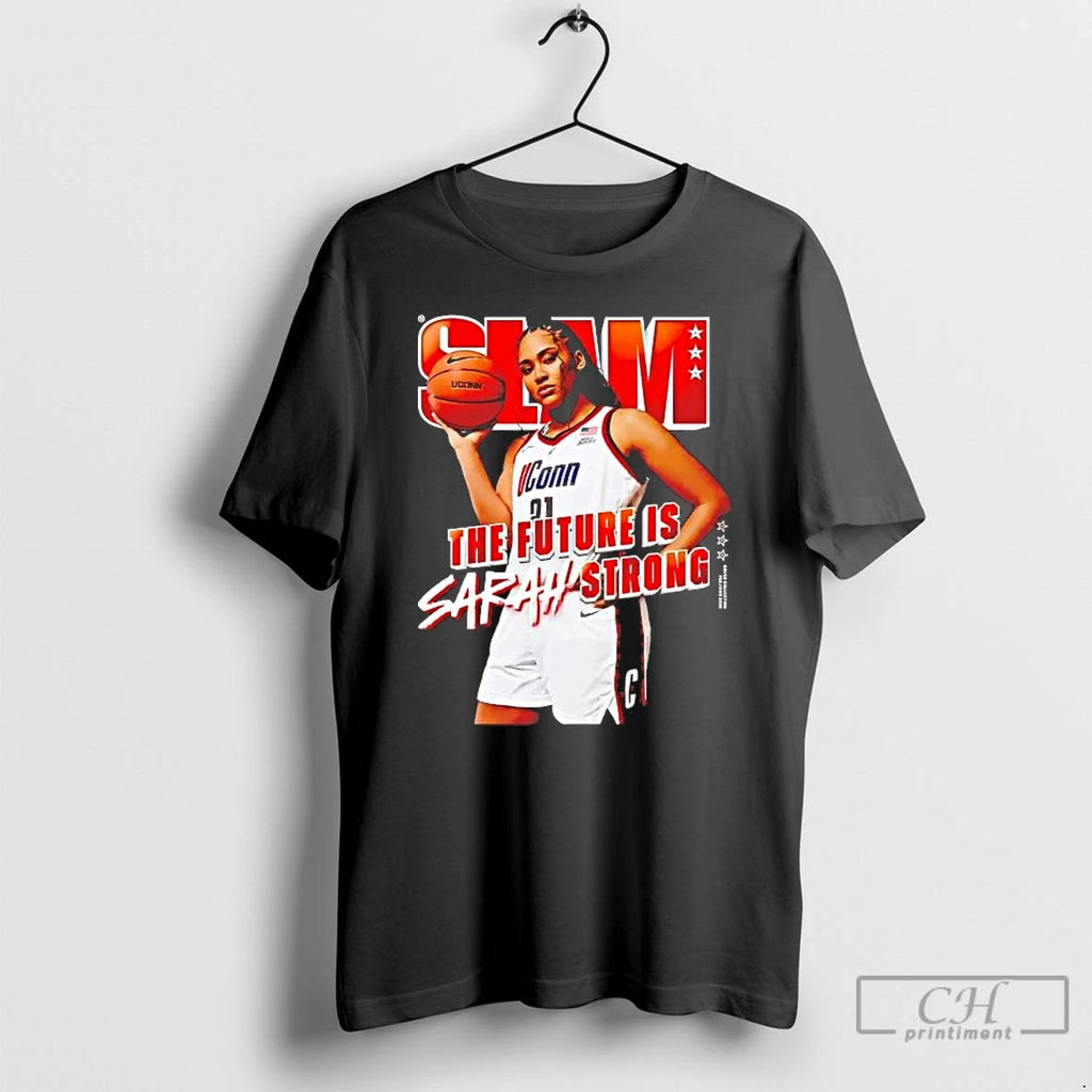 Premium Uconn Huskies Slam The Future Is Sarah Strong Tee