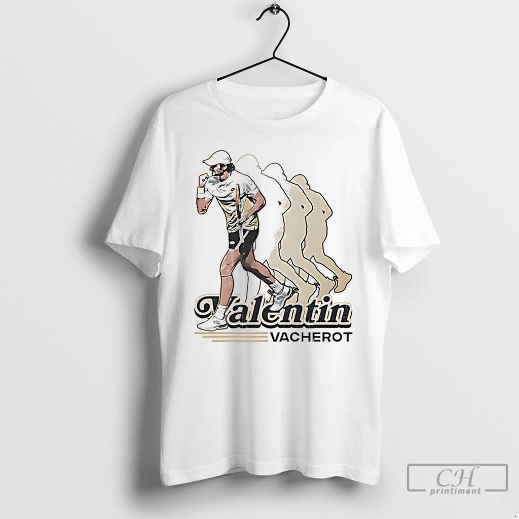 Premium Valentin Vacherot Player Tennis From Monaco Retro