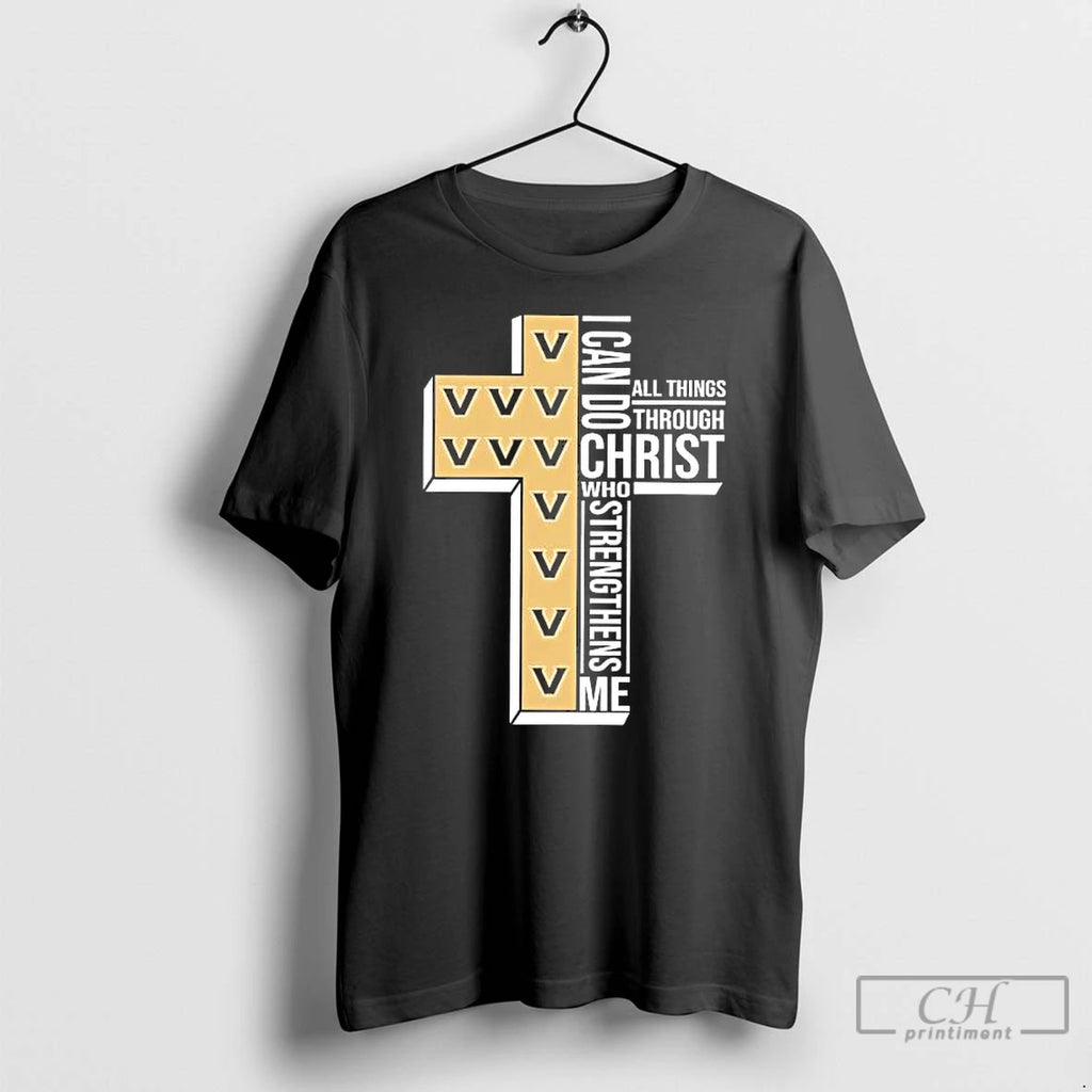 Premium Vanderbilt Commodores I Can Do All Things Through Christ