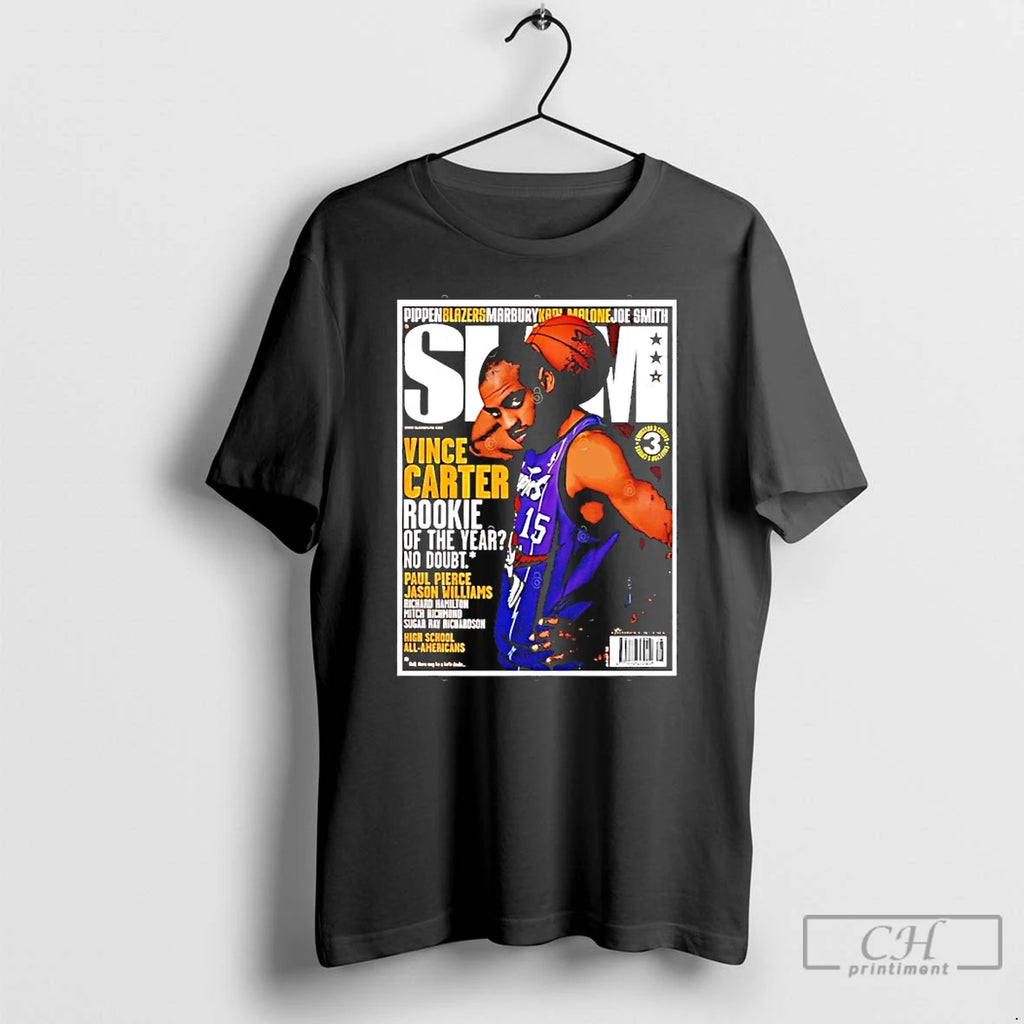 Premium Vince Carter Rookie Of The Year No Doubt 2026 Slam Covers T Shirts Sweater