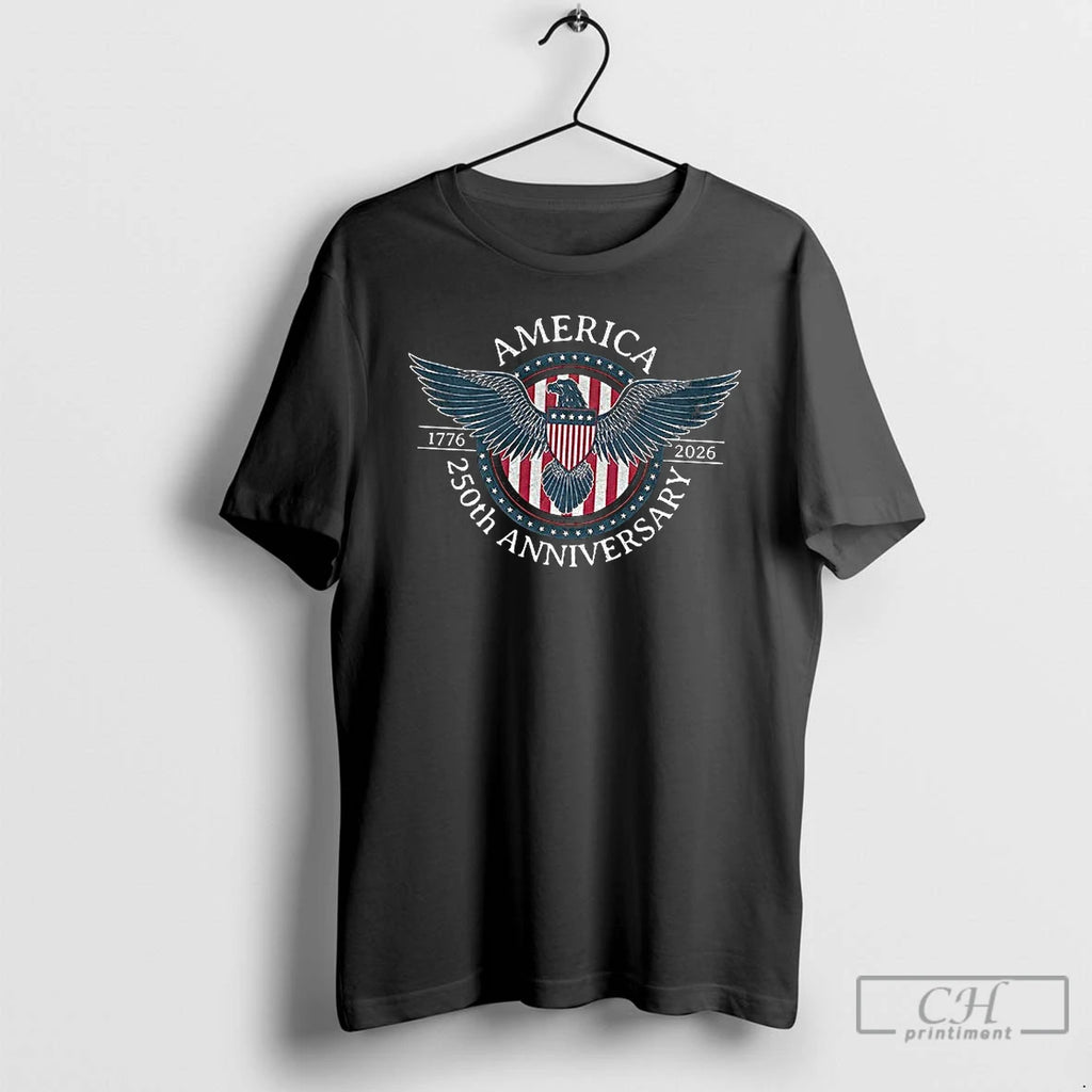 Premium Vintage Eagle 250th Anniversary1776 2026 Retro
