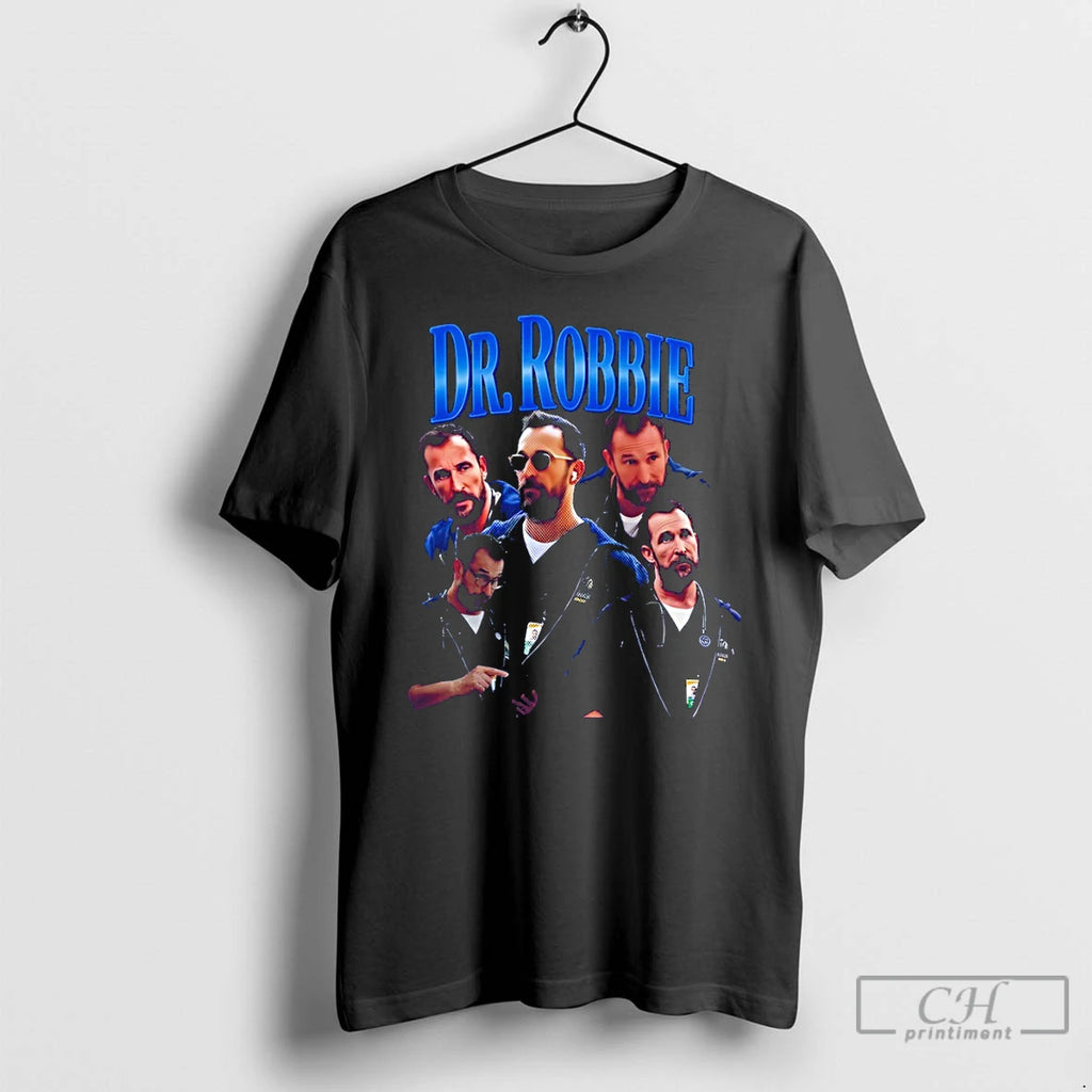 Premium Vintage Pitt Tv Show Dr Robbie Graphic