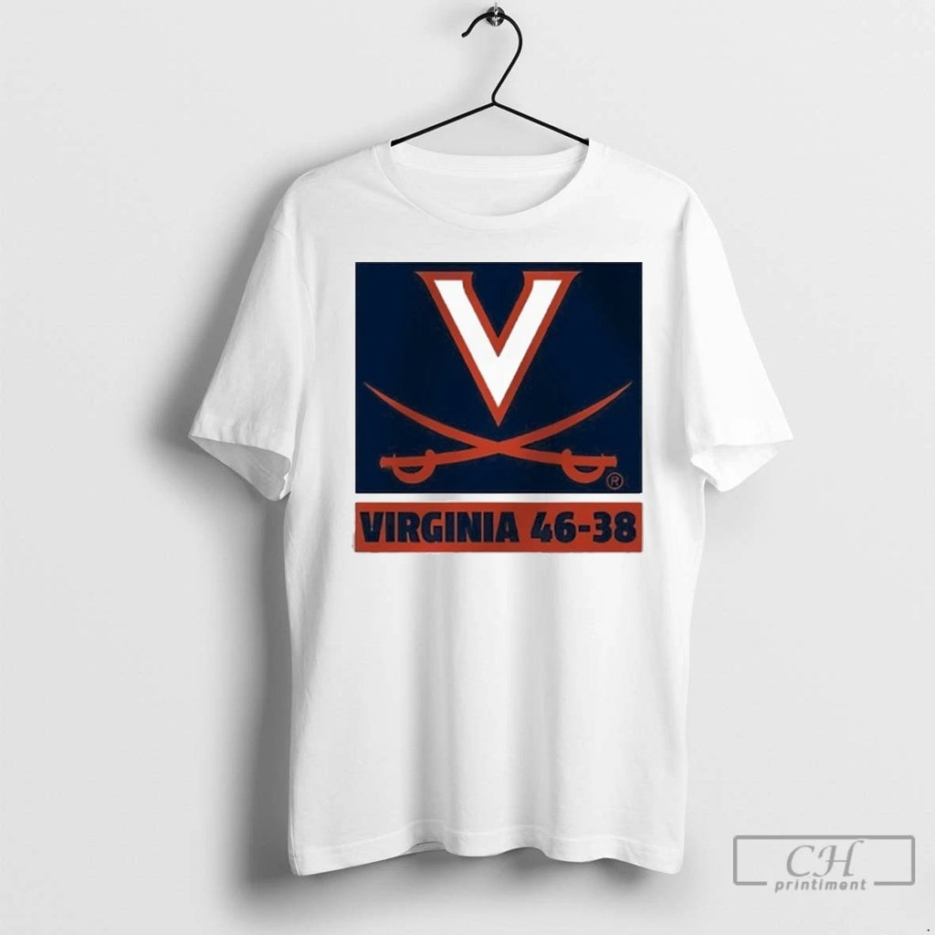 Premium Virginia Cavaliers Football 46 38 Logo