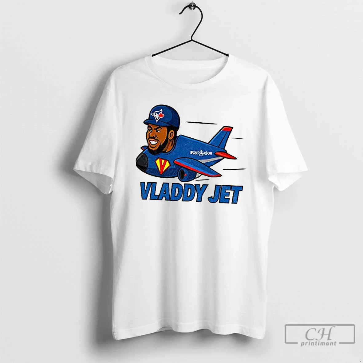 Premium Vladimir Guerrero Jr Vladdy Jet Plane Toronto Blue Jays Mlb Baseball T Shirts Unisex , , , Long Sleeve Tee