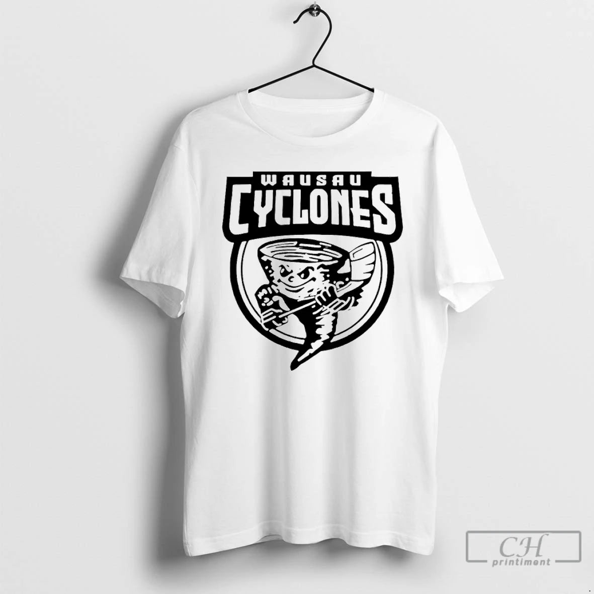 Premium Wausau Cyclones Hockey Logo