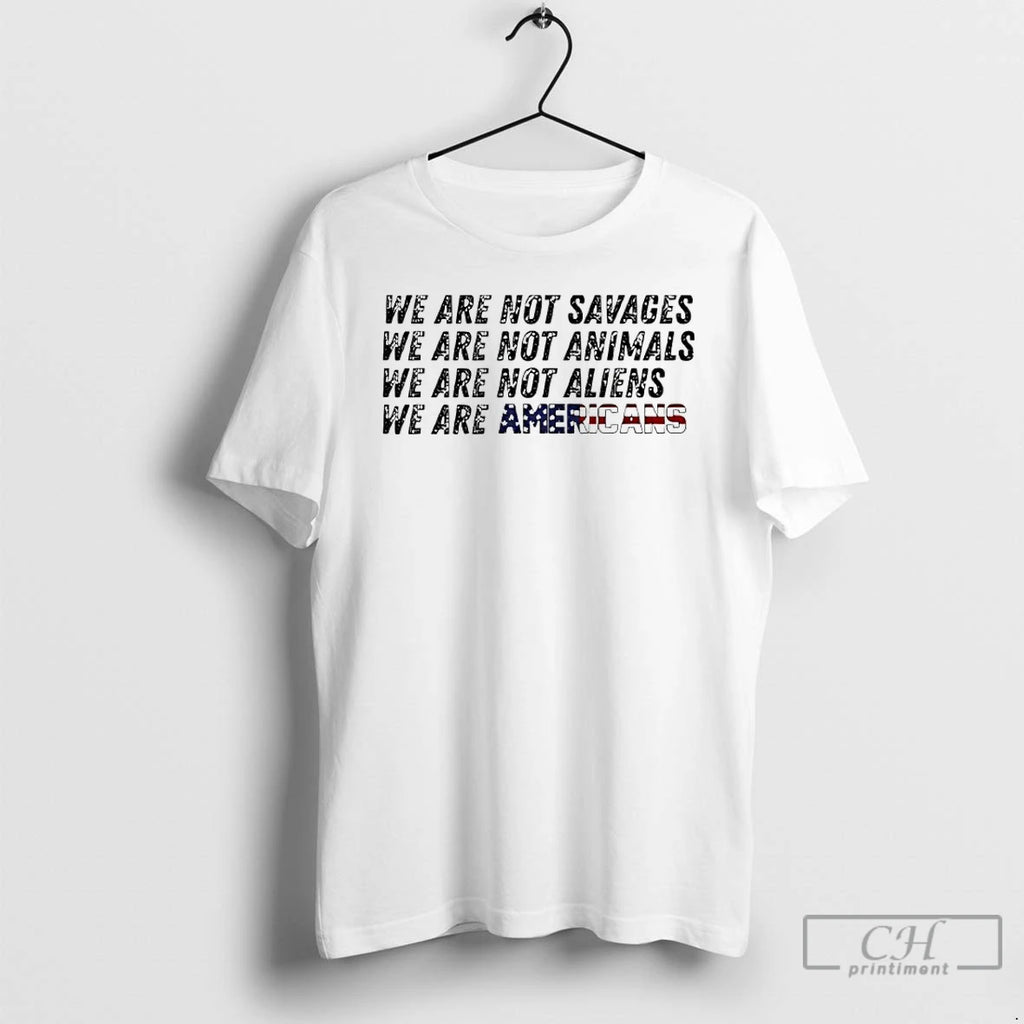 Premium We Are Not Savages Were Not Animals Bad Bunny Ice Out T Shirts Sweater