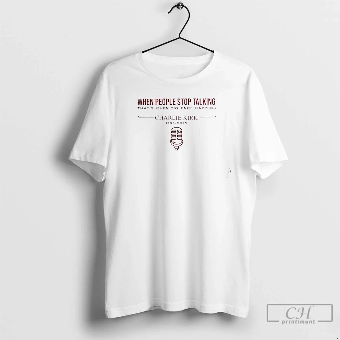 Premium When People Stop Talking Thats When Violence Happens Charlie Kirk X University Of Oklahoma