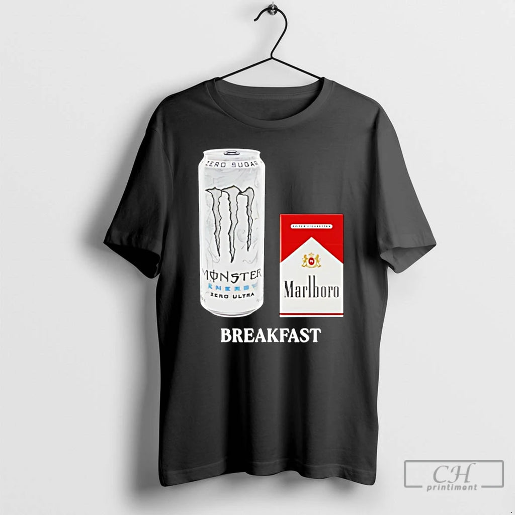 Premium White Monster Marlboro Red Cigarette Breakfast
