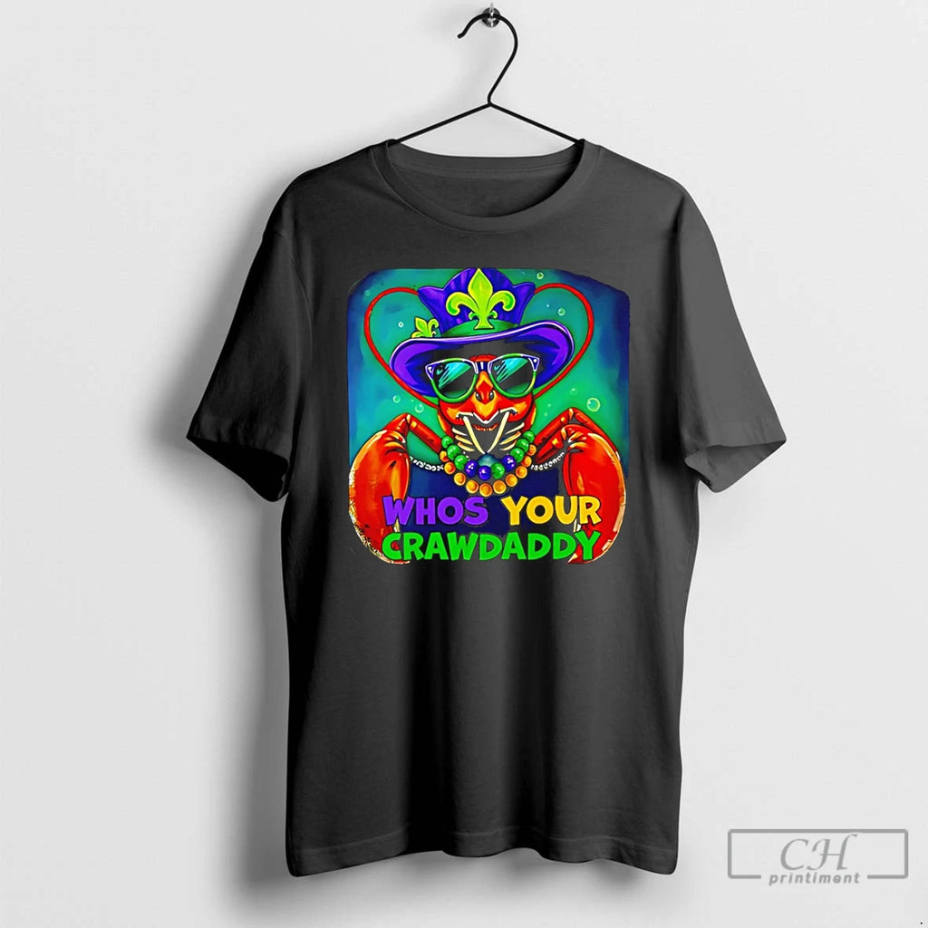 Premium Whos Your Crawdaddy Crawfish Jester Beads Mardi Gras 2026