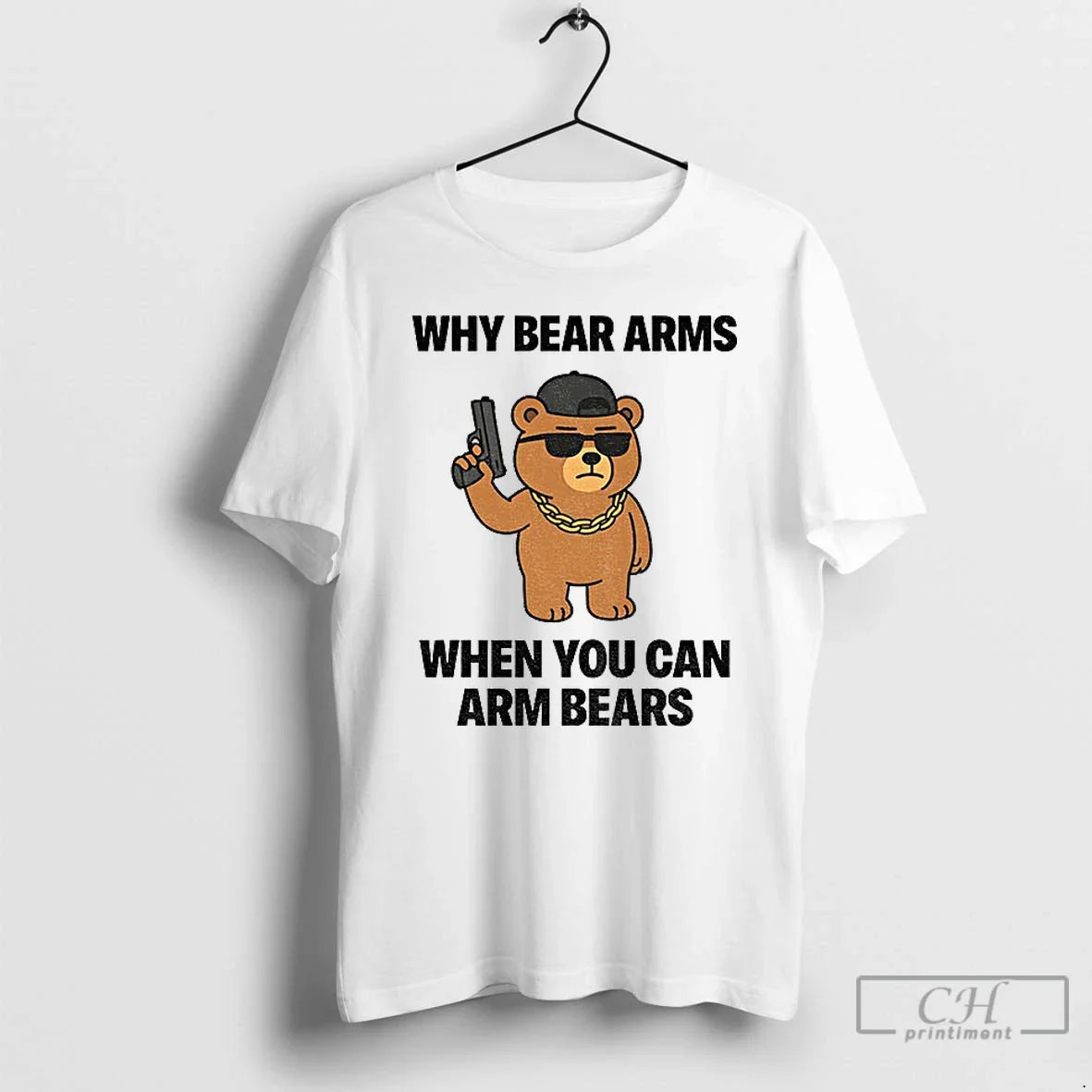 Premium Why Bear Arms When You Can Arm Bears Meme T Shirts Unisex , , , Long Sleeve Tee