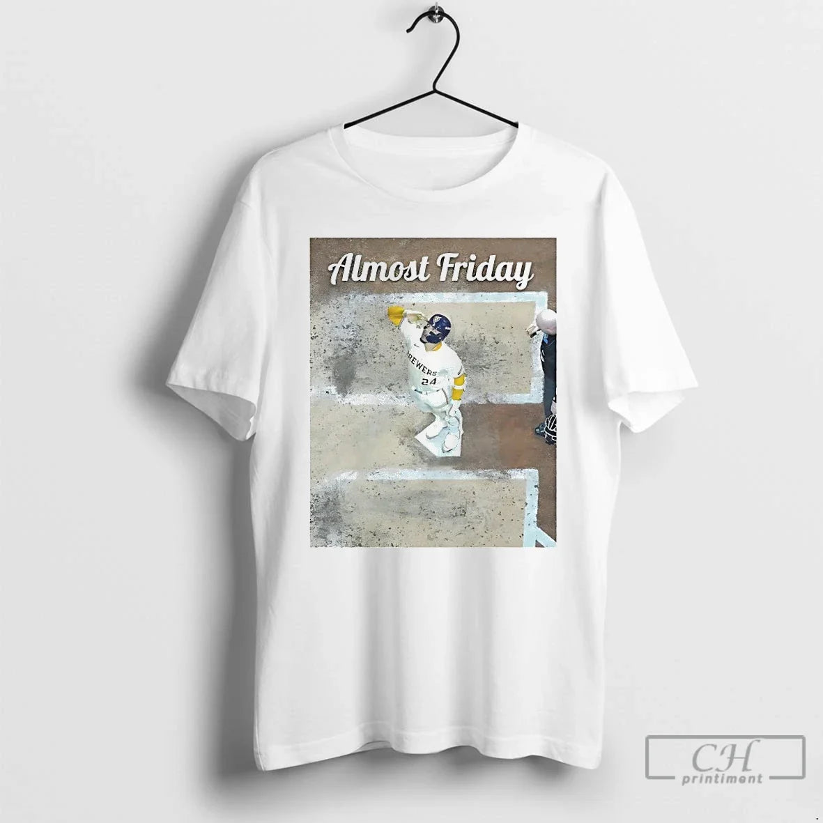 Premium William Contreras Milwaukee Brewers Almost Friday T Shirts Unisex , , , Long Sleeve Tee