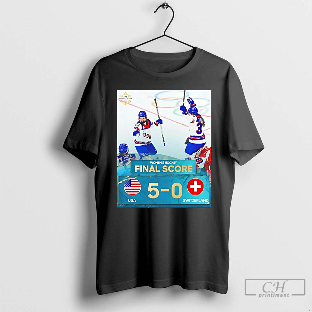 Premium Womens Hockey Final Score Usa 5 0 Switzerland Winter Olympics
