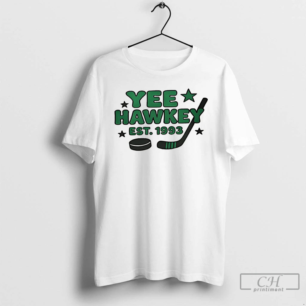 Premium Yee Hawkey Dallas Stars Hockey Est 1993